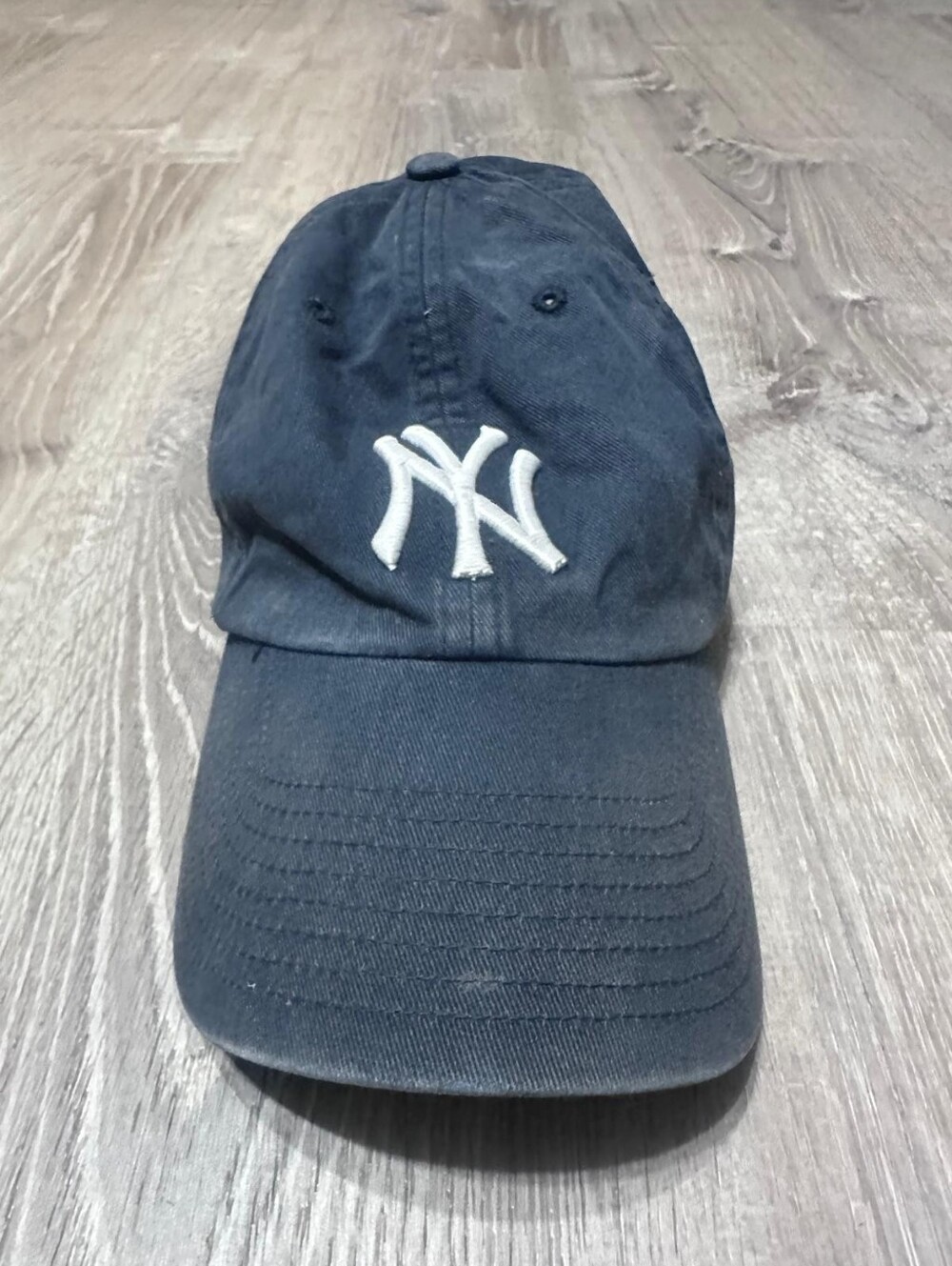 New Era Navy Baseball Cap with White NY Logo